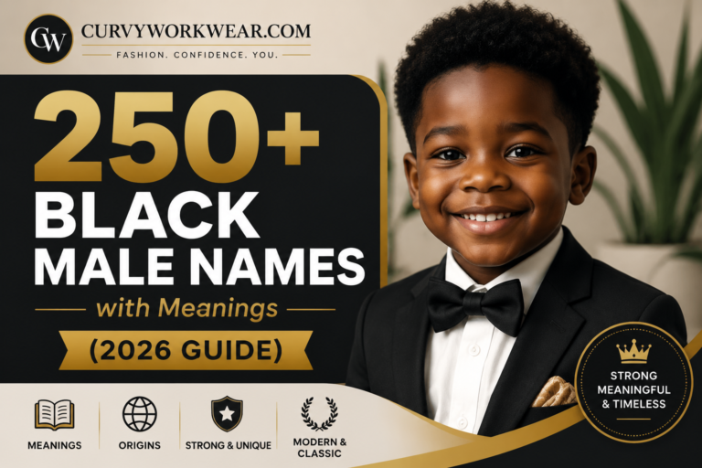250+ Black Male Names with Meanings (2026 Guide)