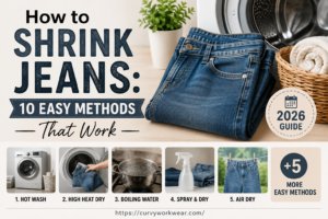How to Shrink Jeans: 10 Easy Methods That Actually Work