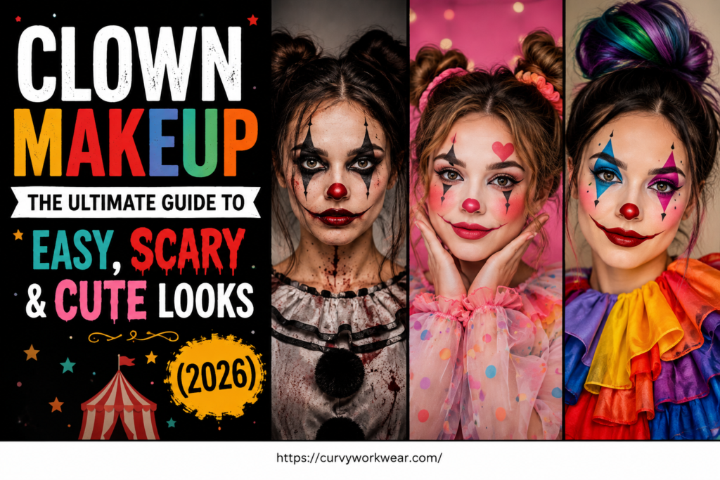 Clown Makeup: The Complete Guide to Easy, Scary & Cute Looks