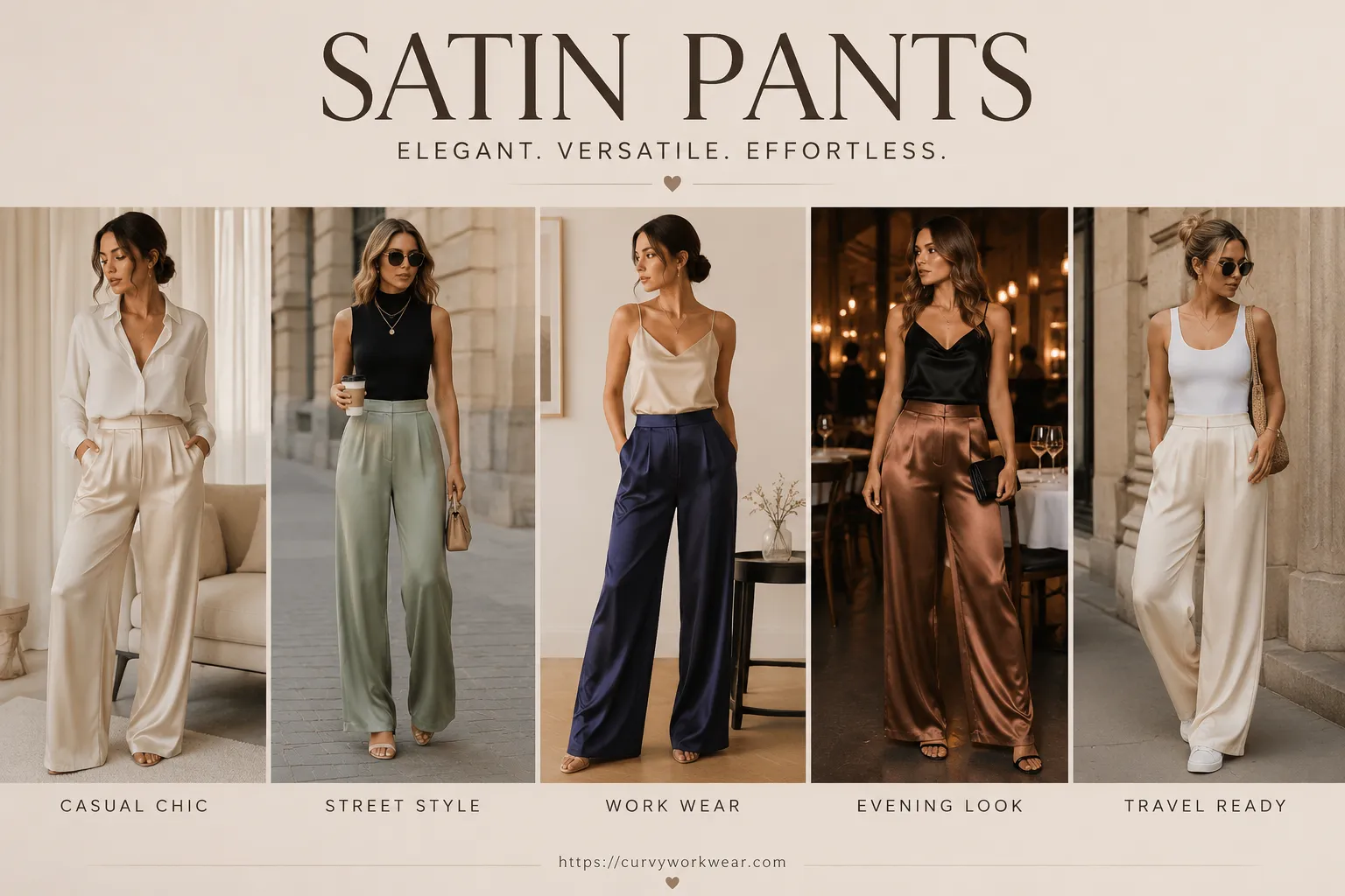 Satin Pants