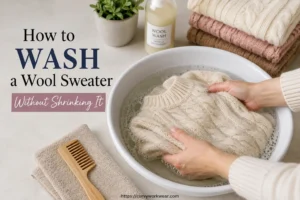 how to wash a wool sweater