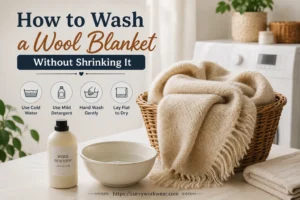 how to wash a wool blanket