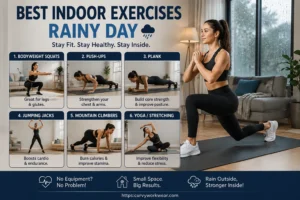 best indoor exercises rainy day
