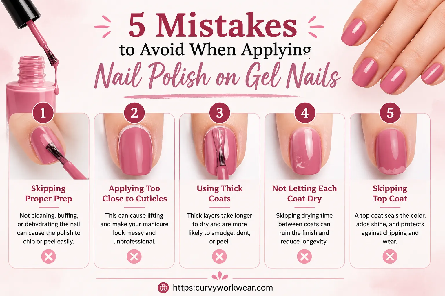Nail Polish on Gel Nails