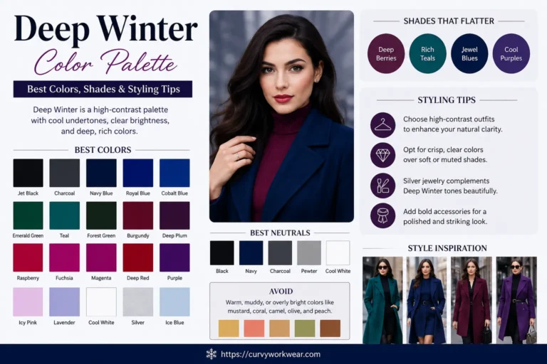 Deep Winter Color Palette: Best Colors, Shades & Styling Tips