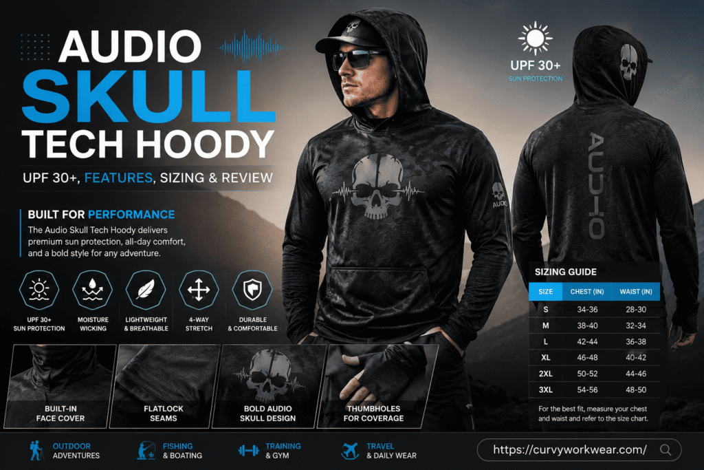 Audio Skull Tech Hoody Review: UPF 30+, Features & Sizing