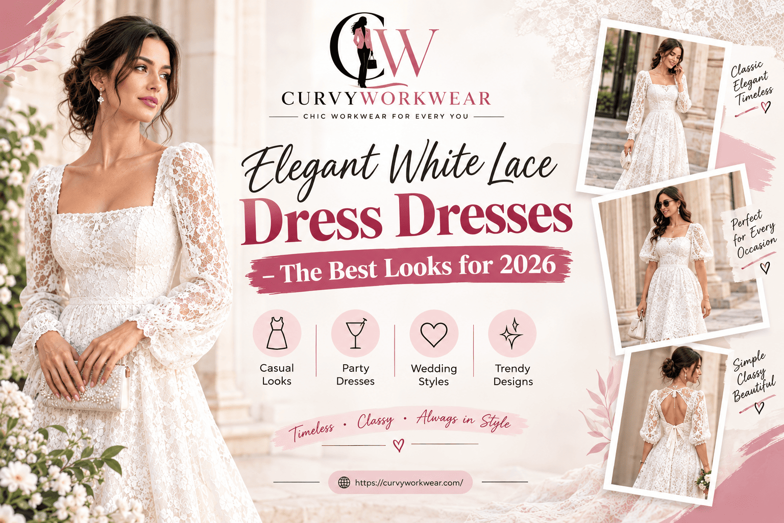 White Lace Dress Dresses