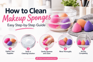 how to clean makeup sponges