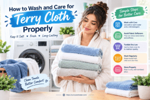 How to Wash and Care for Terry Cloth Properly