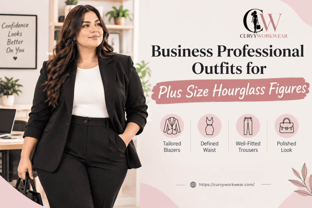 Business Professional Outfits for Plus Size Hourglass Figures
