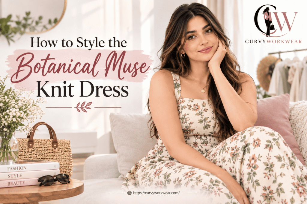 How to Style the Botanical Muse Knit Dress