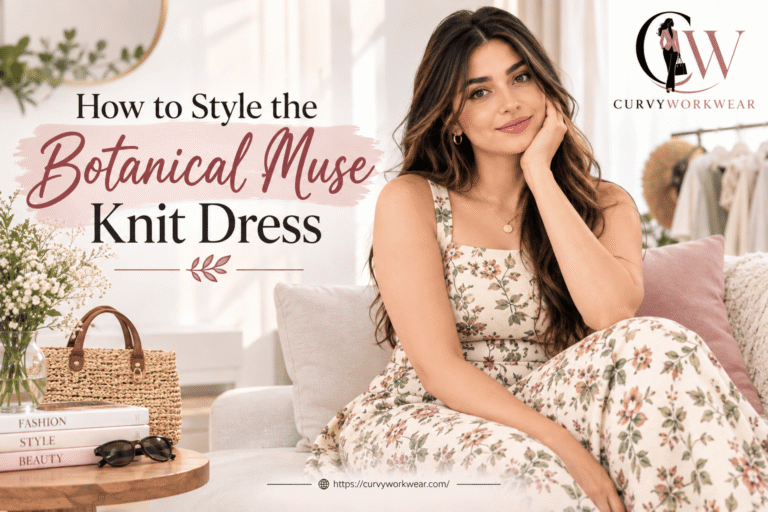 How to Style the Botanical Muse Knit Dress