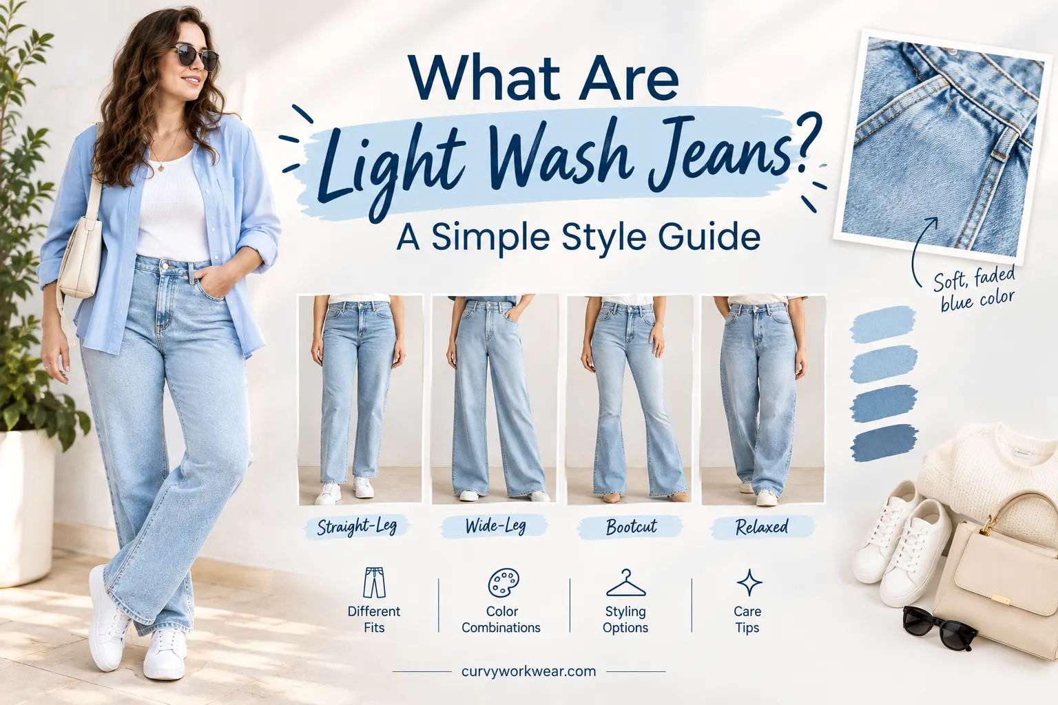 light wash jeans