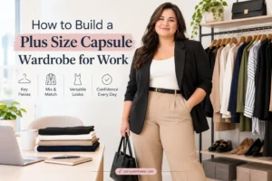 plus size office wardrobe checklist