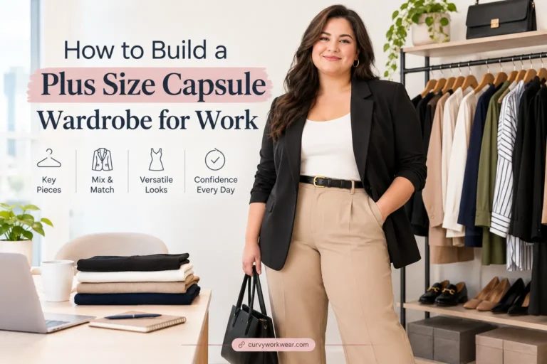 How to Build a Plus Size Capsule Wardrobe for Work