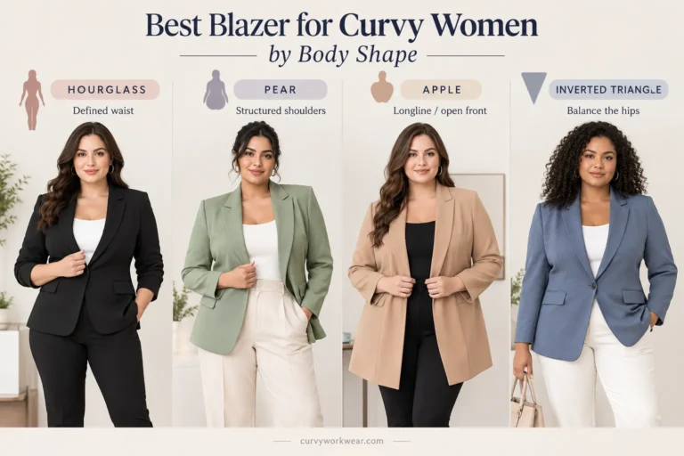 How to Choose the Best Blazers for Curvy Women by Body Shape