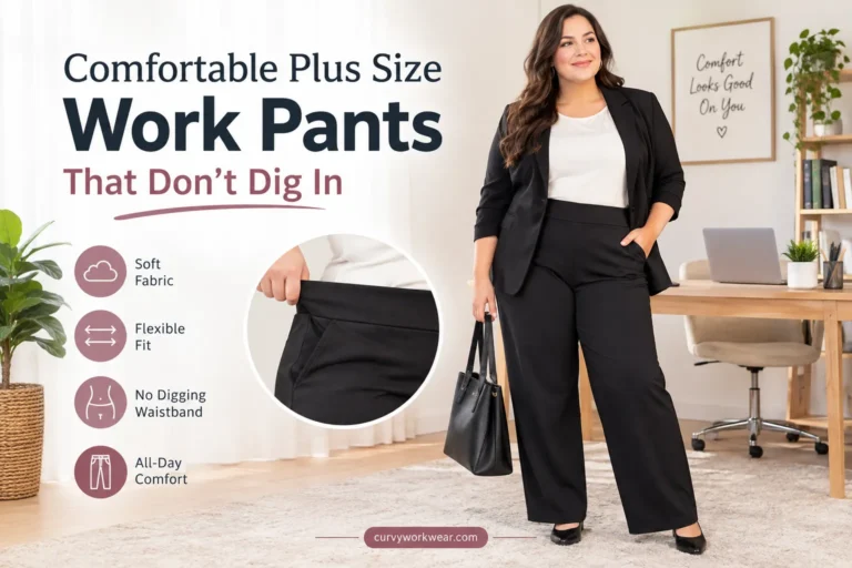 Comfortable Plus Size Work Pants That Don’t Dig In