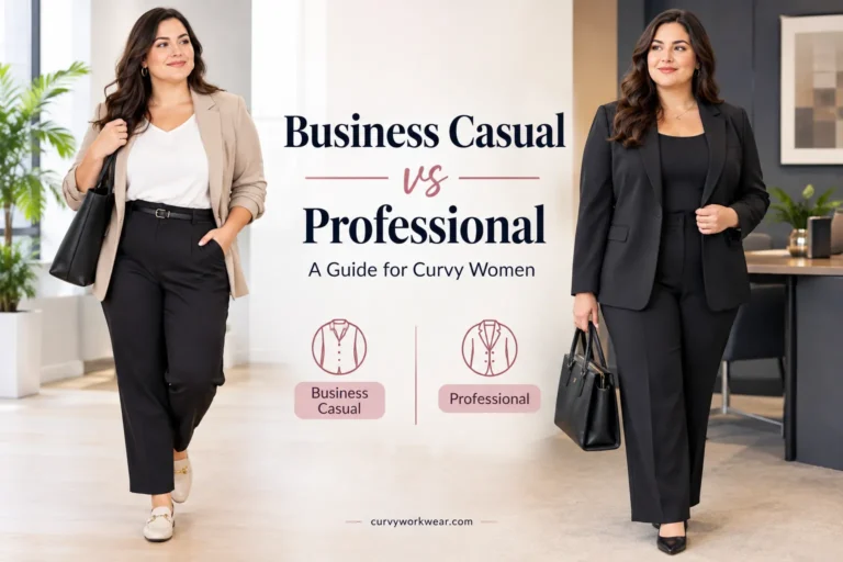 Business Casual vs Professional: A Guide for Curvy Women