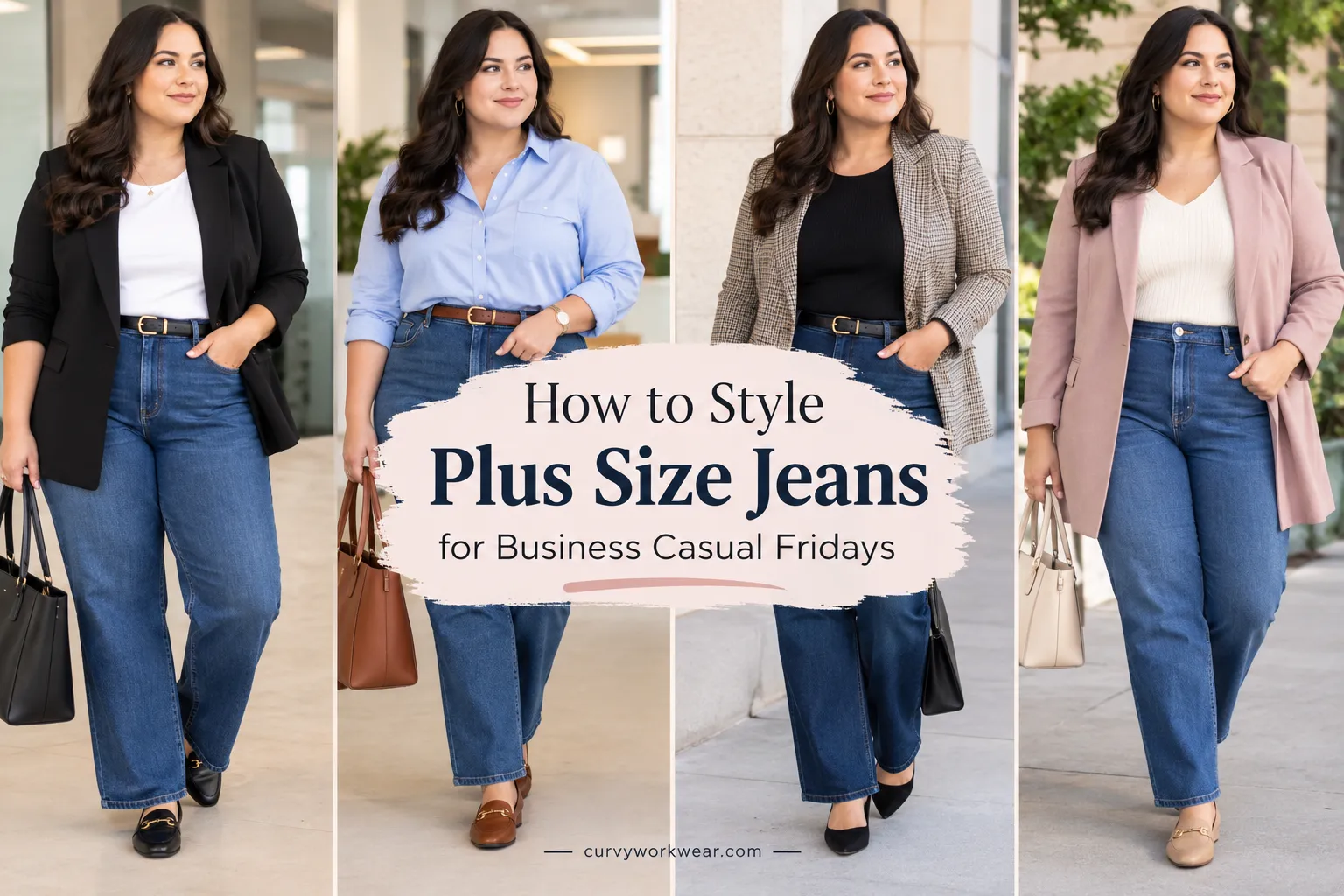 plus size jeans business casual