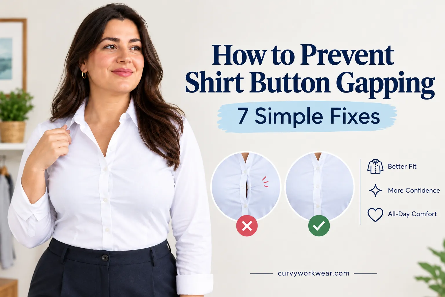How to Prevent Shirt Button Gapping
