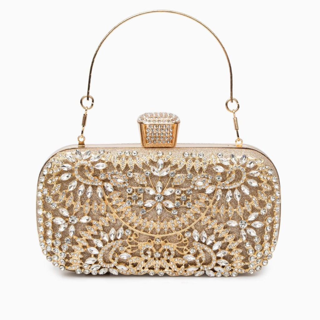 Decorative evening clutch bag for special occasions
