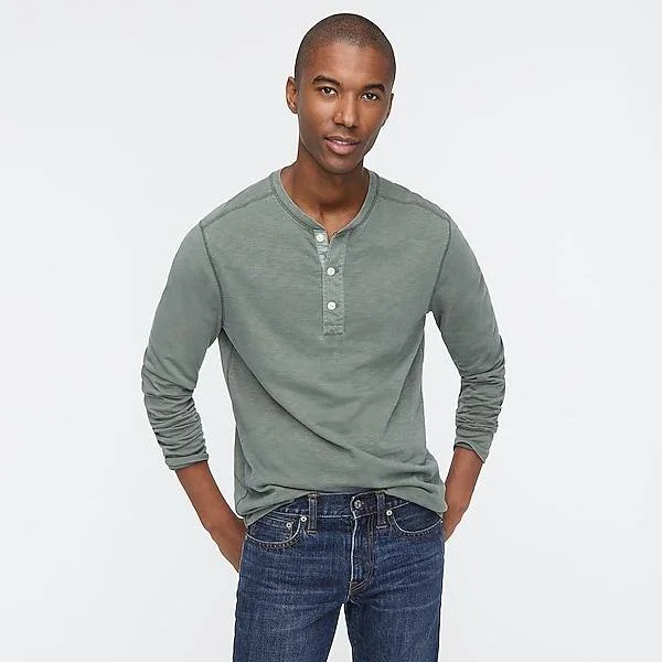 Slub Henley Shirts