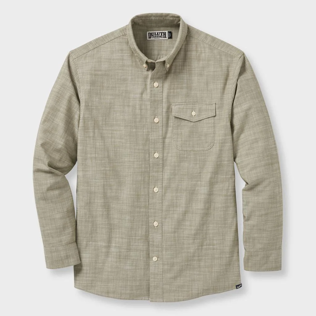 Slub Button-Up Shirts