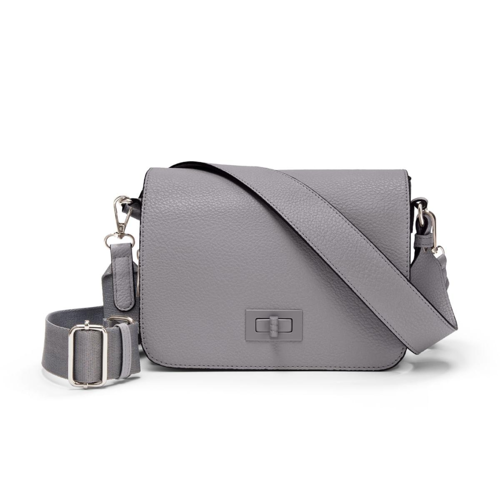 Crossbody bag with long adjustable strap