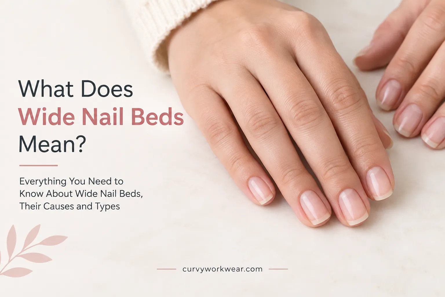 wide nail beds meaning